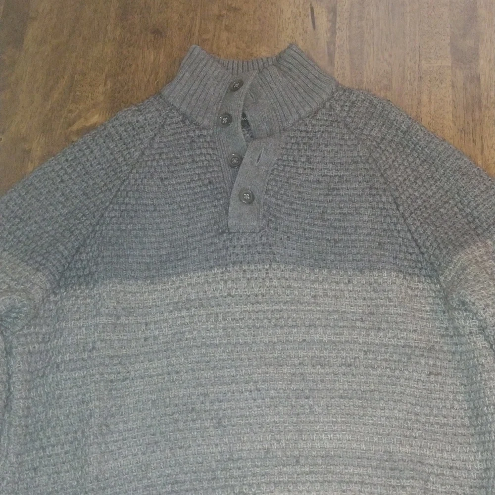 Gray Banana Republic Wool Yak Blend Knit Sweater XL
